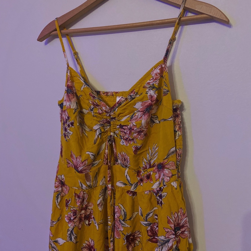 yellow romper / one piece